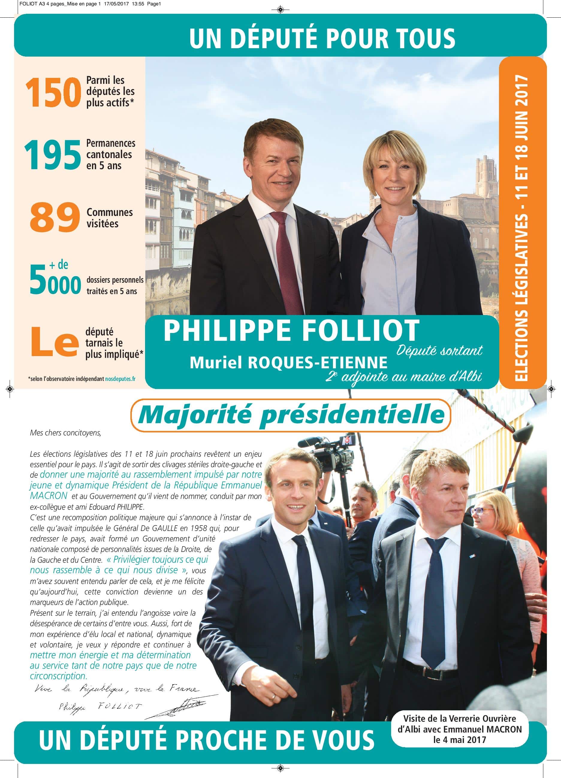 Élections Législatives 2017  Journal de campagne ! – Philippe FOLLIOT