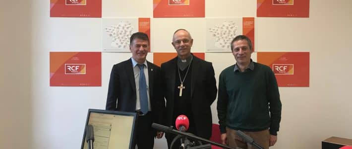 Philippe FOLLIOT visite la radio RCF – Pays Tarnais