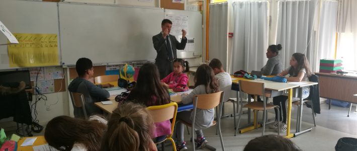 Philippe FOLLIOT auprès des scolaires du Tarn