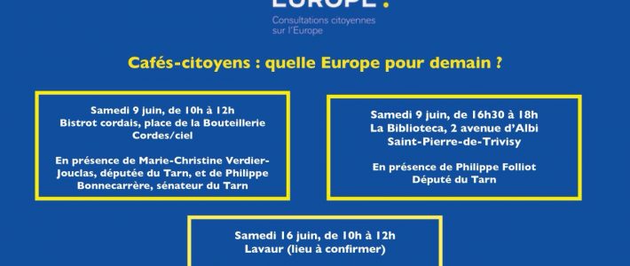 Café-citoyen : parlons d’Europe !