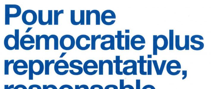 Réunion sur le projet de loi de réforme constitutionnelle