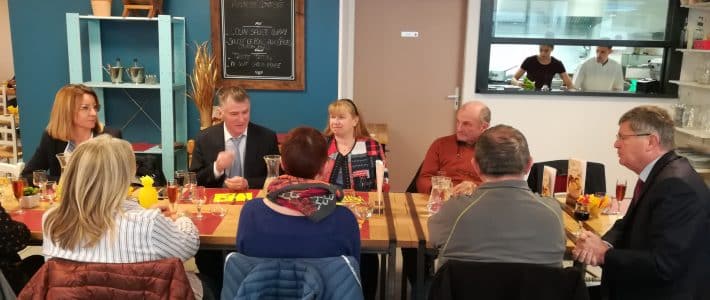 Déjeuner de travail avec les maires du canton de Valence d’Albigeois