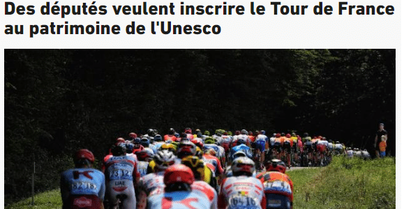 La presse parle de la Tribune sur le Tour de France