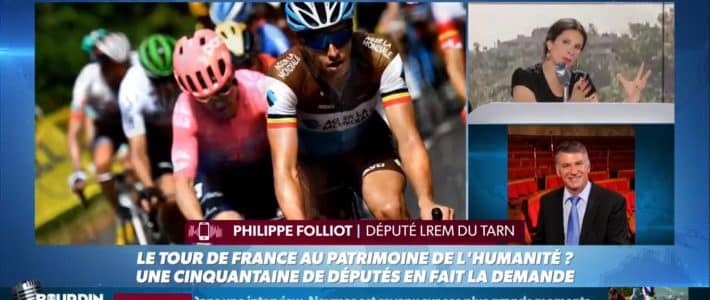 Philippe FOLLIOT défend sa proposition d’inscription du Tour de France au Patrimoine culturel immatériel de l’UNESCO sur les radios et TV françaises