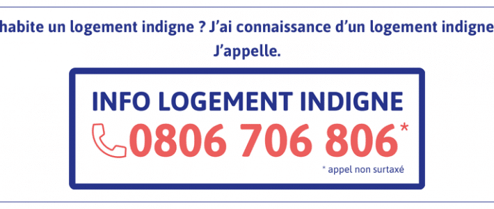 0806 706 806 : lancement du numéro « info logement indigne »