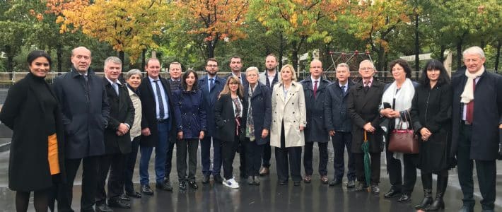 Philippe FOLLIOT et les membres de la Commission de la Défense visitent le Mémorial OPEX à Paris