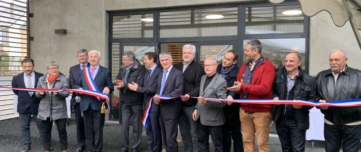 Inauguration de salle des sports de La Balme à Lacaune