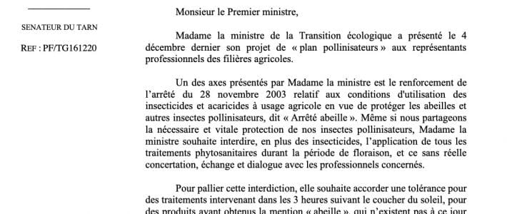 Philippe Folliot et 17 de ses collègues interpellent le Premier ministre