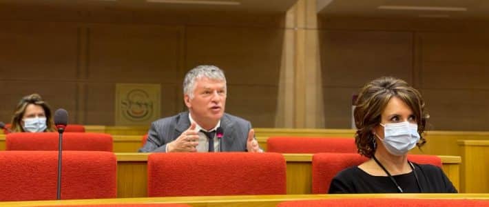 Philippe Folliot interpelle Gérald Darmanin en réunion de groupe de l’Union Centriste